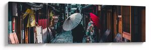 Obraz - Spacer po Tokio (170x50 cm)