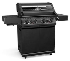 Grill ogrodowy gazowy KOLER Krone S1 Czarny 21.6 kW 73 x 46 cm