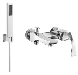 Mexen Estrella R02 bateria wannowa z zestawem prysznicowym, chrom - 7233R02-00