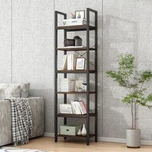 Regał Na Książki Biblioteczka Wąski Wysoki Loft Industrial Słupek Vintage