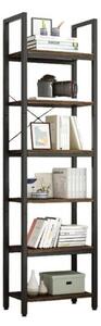 Regał Na Książki Biblioteczka Wąski Wysoki Loft Industrial Słupek Vintage