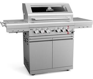 Grill ogrodowy gazowy KOLER Krone S2 Silver 21.6 kW 74 x 46 cm