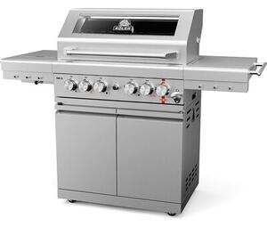 Grill ogrodowy gazowy KOLER Krone S2 Silver 21.6 kW 74 x 46 cm