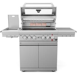 Grill ogrodowy gazowy KOLER Krone S2 Silver 21.6 kW 74 x 46 cm