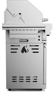 Grill ogrodowy gazowy KOLER Krone S2 Silver 21.6 kW 74 x 46 cm
