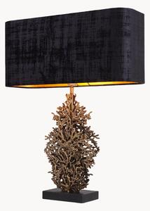 Lampa stołowa z marmurową podstawą Corallo