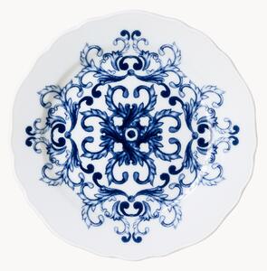 Komplet talerzy deserowych z porcelany True Blue, 6 elem