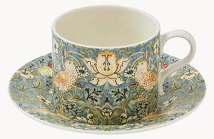 Filiżanka ze spodkiem z porcelany Morris & Co