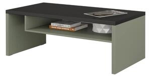 Stolik kawowy CROSS 120x60 zielony/czarny