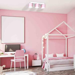 Lampa Sufitowa Dixie Pink/White 3Xgx53 Milagro