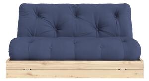 Ciemnoniebieska rozkładana sofa 145 cm Flip – Karup Design