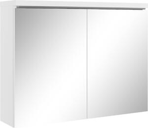 Szafka azienkowa z lustrem Paso 80 x 60 cm biaa – szafka azienkowa z lustrem i 2 drzwiami
