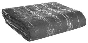 Narzuta EUROFIRANY D91 Blink 1 200 x 220 cm Czarno-srebrny