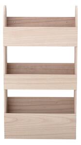 Naturalny dziecięcy regał ścienny z litego drewna paulowni 38x70 cm Moris – Bloomingville Mini