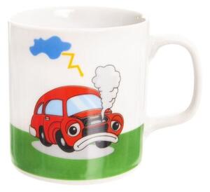 Zestaw śniadaniowy dziecięcy porcelanowy AUTO 3 el