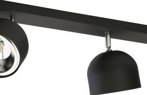 ALTEA BLACK LAMPA SUFITOWA 4 PŁ + ŻARÓWKI