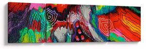 Abstrakcyjny obraz - kolory (170x50 cm)