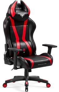 Fotel dla graczy Diablo X-Horn 2.0 Normal Size czarno-czerwony