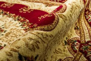 Owalny czerwony dywan w klasycznym stylu - Nopi 4X