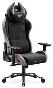 Fotel materiałowy dla graczy Diablo X-Horn 2.0 Normal Size, kolor Camel Black