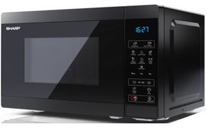 Kuchenka mikrofalowa SHARP YC-MS02E-B 800W średnica 25.5 cm pojemność 20L Czarny