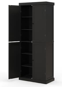 Wysoka szafka z 4 drzwiami 76 x 40 x 184,5 cm