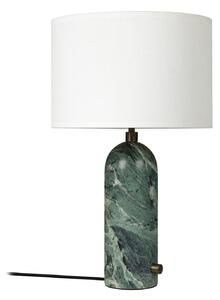 Lampa Stołowa GUBI, Gravity Small, ściemnialny, zielony, salon, kamień, design