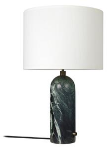 Lampa Stołowa GUBI, Gravity Large, ściemnialny, zielony, salon, kamień, design