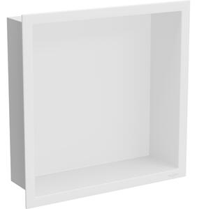 Mexen X-Wall-R półka wnękowa z kołnierzem 30 x 30 cm, biała - 1920303010
