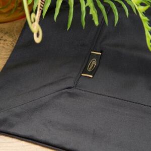 Obrus EUROFIRANY Velvet 145 x 220 cm Czarny