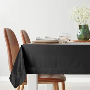 Obrus EUROFIRANY Velvet 145 x 220 cm Czarny