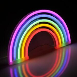 Kinkiet dla dzieci neonowy tęcza LED 3W USB-A bateria 3xAA Neon Polux