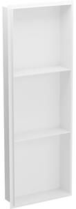 Mexen X-Wall-NR półka wnękowa bez kołnierza z półką 90 x 30 cm, biała - 1921903010S