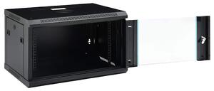 Ścienna szafka serwerowa 6U, 19", IP20, 600x450x350 mm