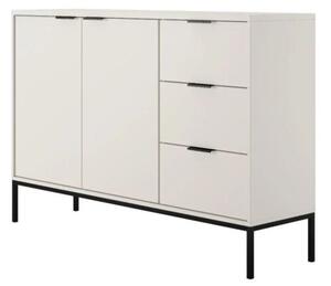 Komoda AUSTIN 150 biaÅa/czarna