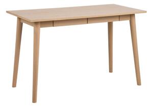 Biurko Oslo 120 cm z szufladami, kolor biaÅy lakier