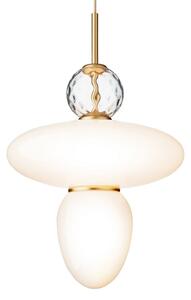 Lampa Wisząca Nuura Aps, Rizzatto 43, ściemnialny, biały, salon, szkło, design
