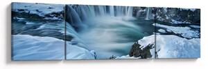 Obraz - Wodospad Bogów, Islandia (170x50 cm)