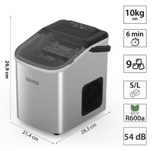 Kostkarka do lodu LOVIO LVIM001SL Inox