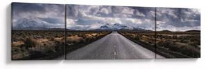 Obraz drogi na pustyni (170x50 cm)