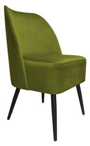 Fotel DUNAJ BL VELVET oliwkowy