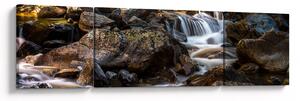 Obraz skalistego strumienia (170x50 cm)