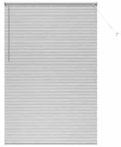 Żaluzje weneckie Srebrny 220x150cm Aluminium
