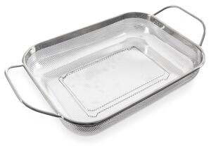 Cedzak kuchenny stalowy ANETT 43x25x9 cm