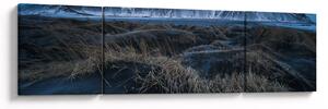 Obraz z widokiem na islandzkie szczyty (170x50 cm)