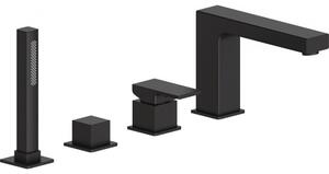 Mexen Cube bateria wannowa, czarna - 72932-70
