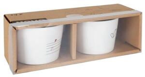 Kubki ceramiczne SERCE 210 ml 2 szt