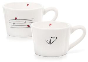 Kubki ceramiczne SERCE 210 ml 2 szt