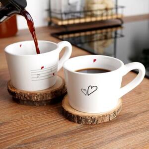 Kubki ceramiczne SERCE 210 ml 2 szt