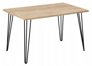 Stół 60x100cm Stolik Hairpin legs skośne Dąb Sonoma PROMOCJA I ArtDHome